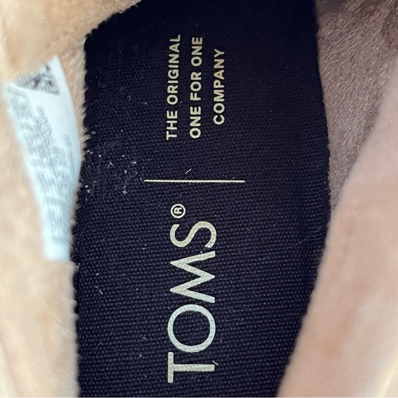 TOMS Beige Suede Wedge Booties - Picture 3 of 11